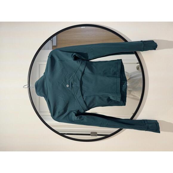 Lululemon Cropped Define Jacket *Nulu in Storm Teal Size 2 - Picture 4 of 9